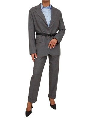 Pantaloni donna Hattilas Kocca in misto viscosa grigi in DONNA