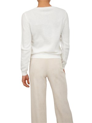 Maglia Baylee di Kocca in misto angora bianca in DONNA