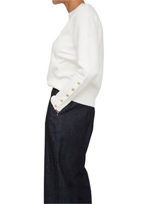 Maglia Arwan Kocca in misto viscosa bianca in DONNA