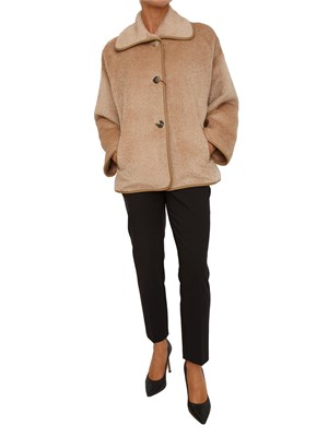 Giaccone Vadet Max Mara in alpaca cammello in DONNA
