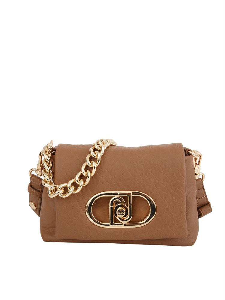 LIU JO Borsa LaPuffy in ecopelle matelassÉ cuoio