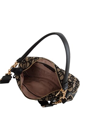 Borsa Liu Jo donna in tessuto beige con logo jacquard in DONNA