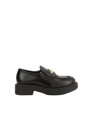 MOCASSINI LOVE MOSCHINO NERO in DONNA