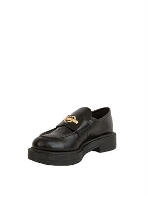 MOCASSINI LOVE MOSCHINO NERO in DONNA