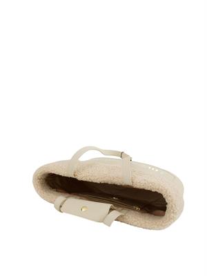 BORSA A SPALLA LOVE MOSCHINO AVORIO in DONNA