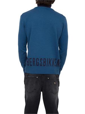 MAGLIA BIKKEMBERGS BLU in UOMO