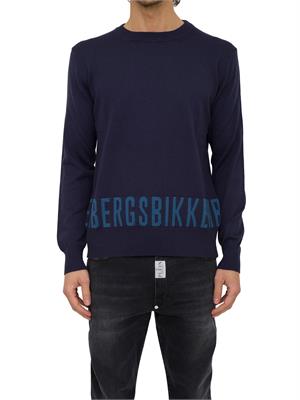 MAGLIA BIKKEMBERGS BLU in UOMO