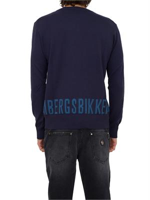 MAGLIA BIKKEMBERGS BLU in UOMO