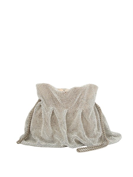 borsa a spalla poliestere donna twenty fourhaitch argento toronto