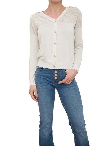 cardigan donna fracomina oro fs25st8001k51401