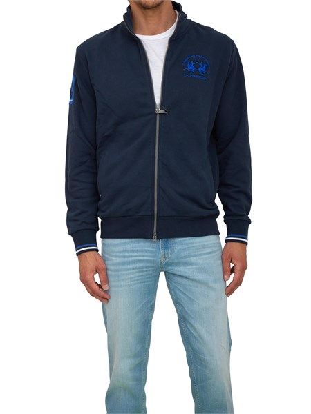 felpa uomo la martina blu maf300fp580