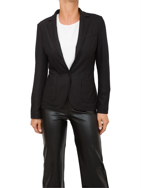 giacca monopetto donna circolo 1901 nero fd3312