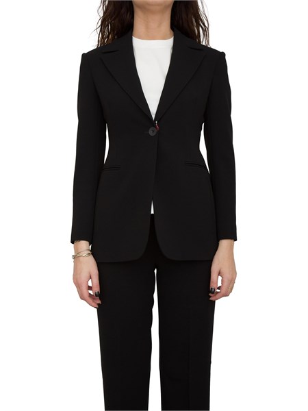 giacca monopetto donna max mara nero ethel