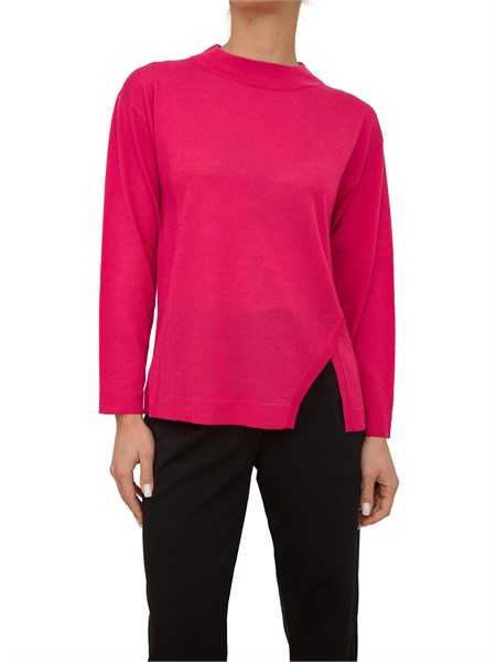 maglia donna caractere fuxia m495d0044m