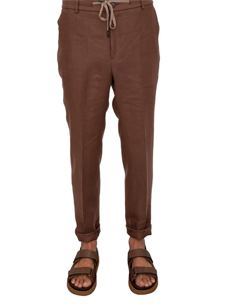 pantalone casual uomo peserico marrone r54095n02606