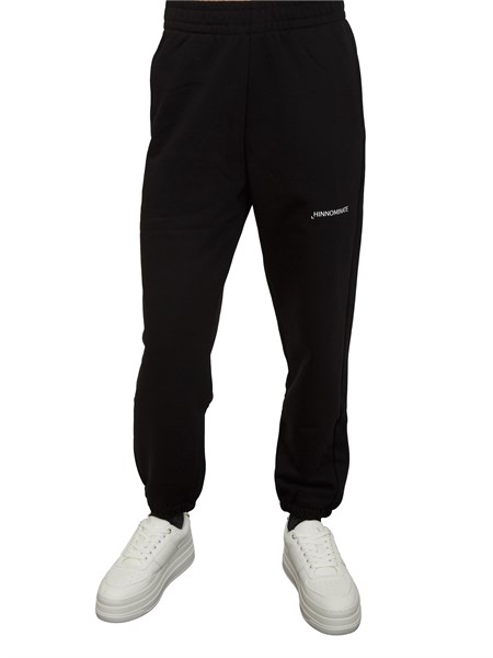 pantalone tuta hinnominate donna in cotone nero hmabw01945tmtf0012