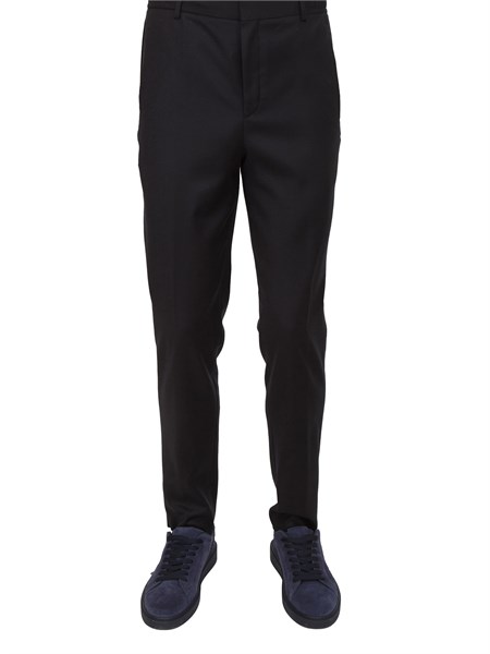 pantaloni uomo corneliani in lana blu 264a5368557