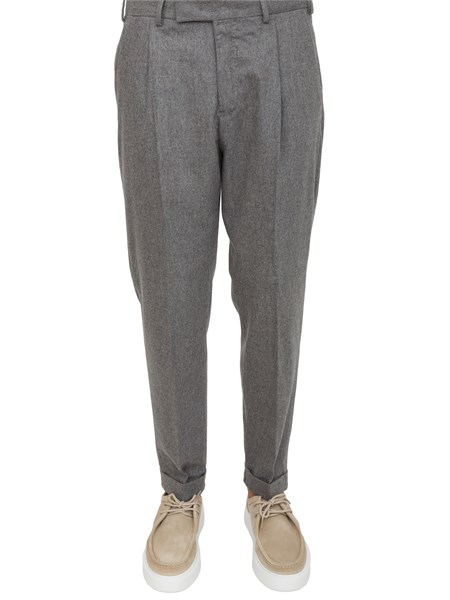 pantaloni uomo pt torino in flanella e cachemire grigio to03rfzaz40fwd