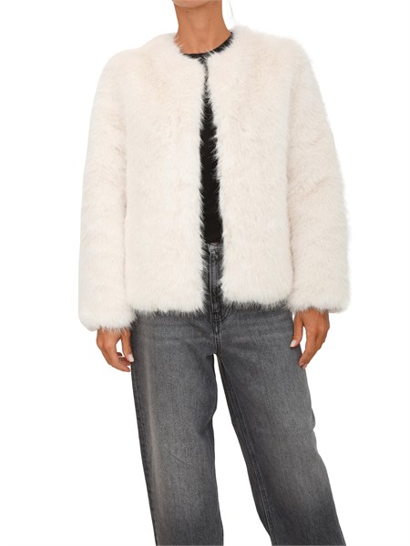 pelliccia iblues in soffice tessuto bianco ovidio