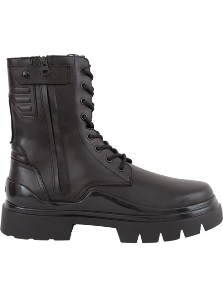 scarpe stringate pelle uomo hugo boss nero chanan halb lt50498601