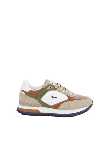 sneakers pelle uomo harmont and blaine beige efm2510506540