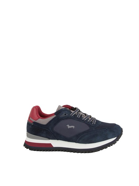 sneakers pelle uomo harmont and blaine blu efm2420406270