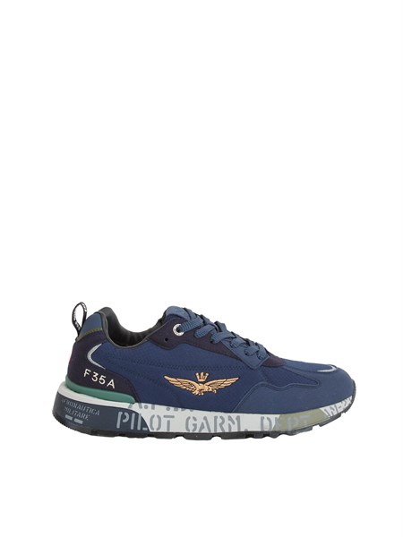 sneakers uomo aeronautica militare blu 252sc0276uct04249