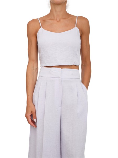 top donna twin set lilla 251tt2282